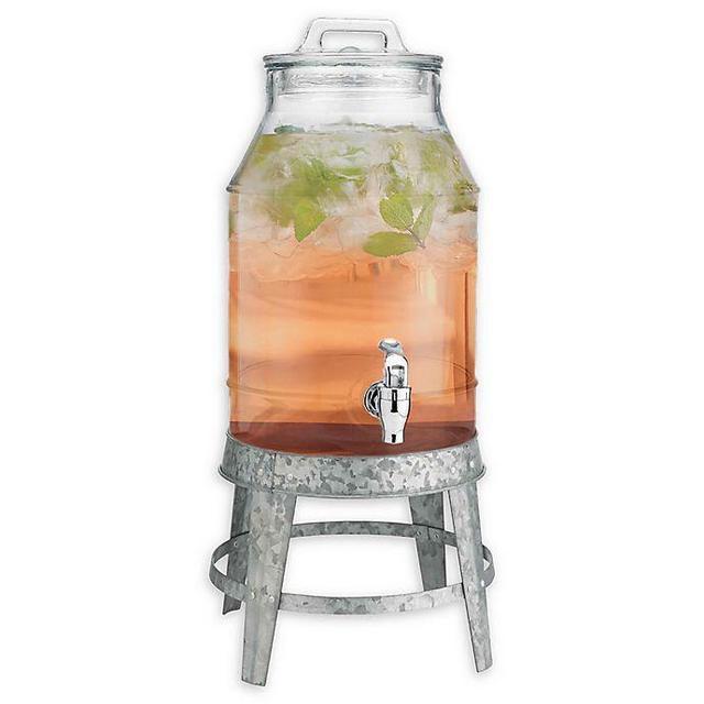 Fiddle & Fern 3-Gallon Glass Beverage Dispenser