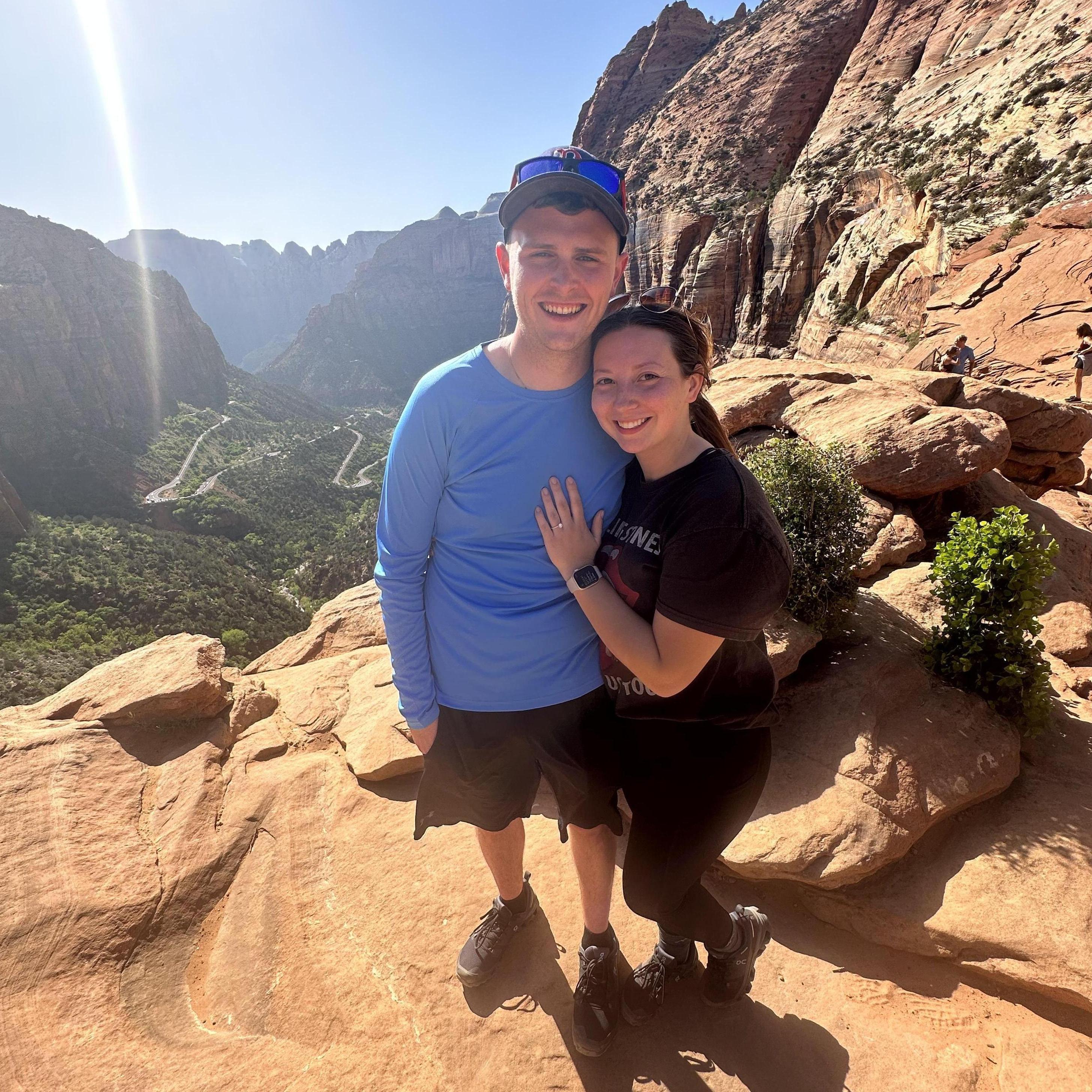 Our Engagement in Zion National Park, UT