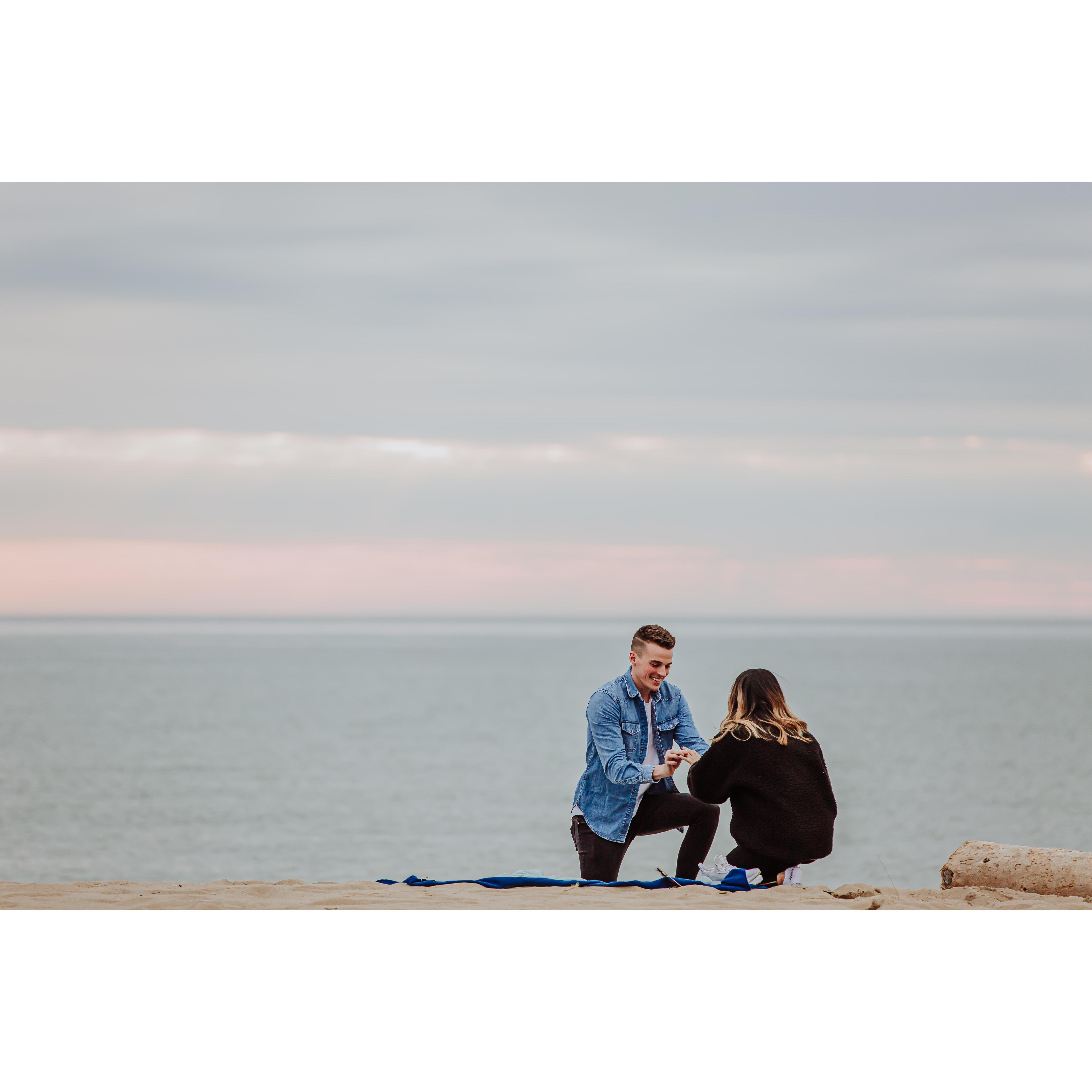 Our proposal on the beach💍