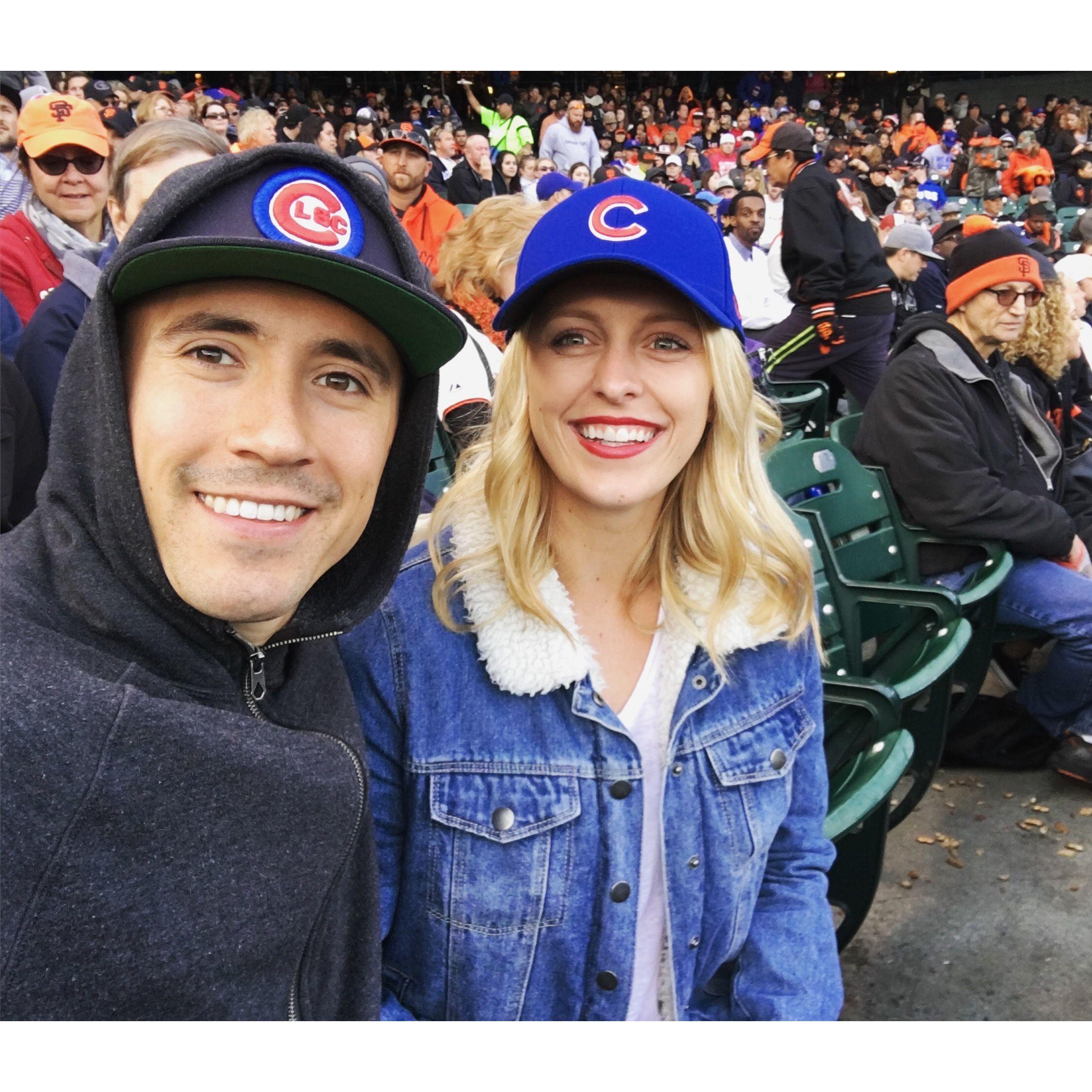 Chicago Cubs game in SF