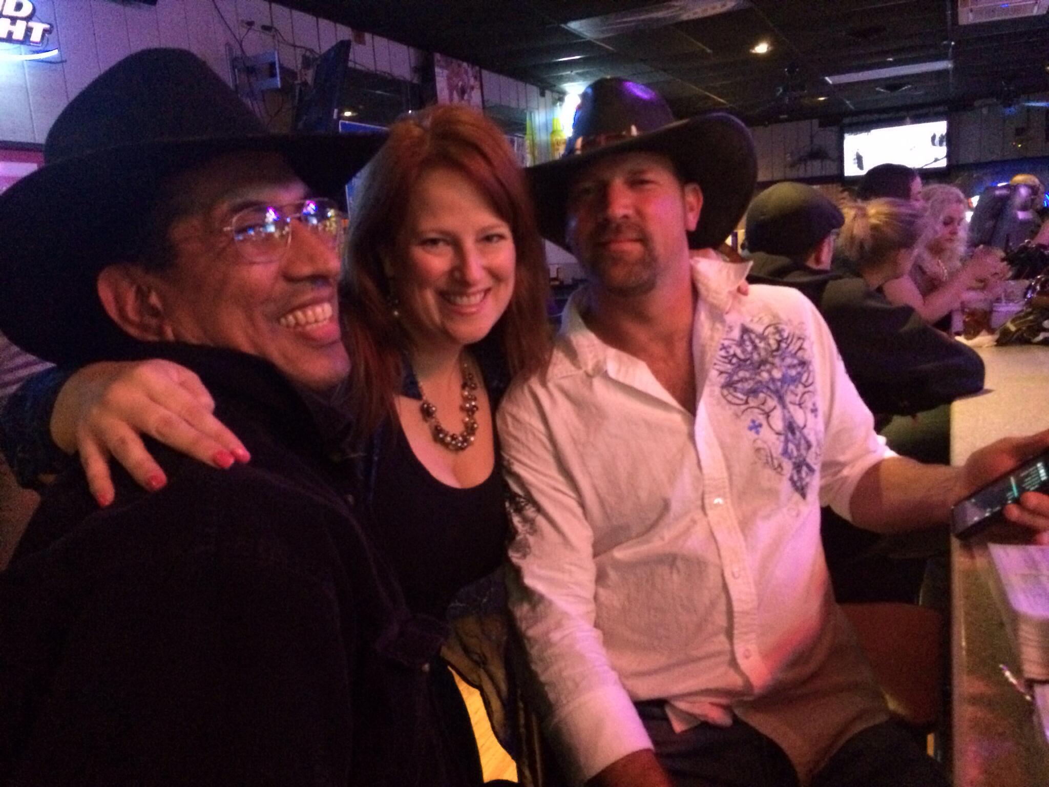 Dave (Shawn's best friend), Colleen, and Shawn!