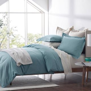 Legends Hotel Supima Cotton Percale 4-Piece Deep Pocket Sheet Set