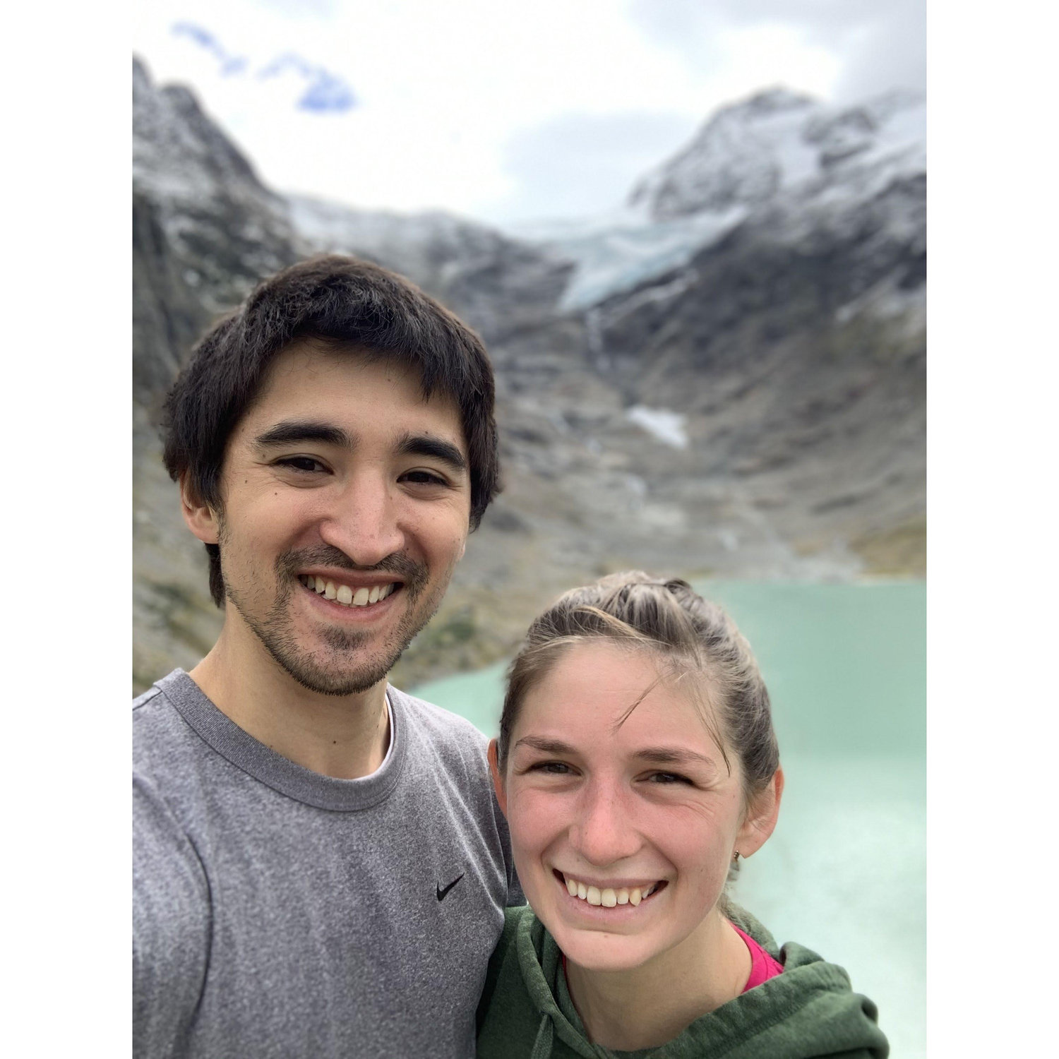 Visiting a suspension bridge and glacier! Oct 2019