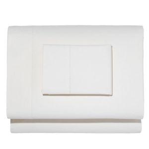280-Thread-Count Pima Cotton Percale Sheet Set - Queen/White