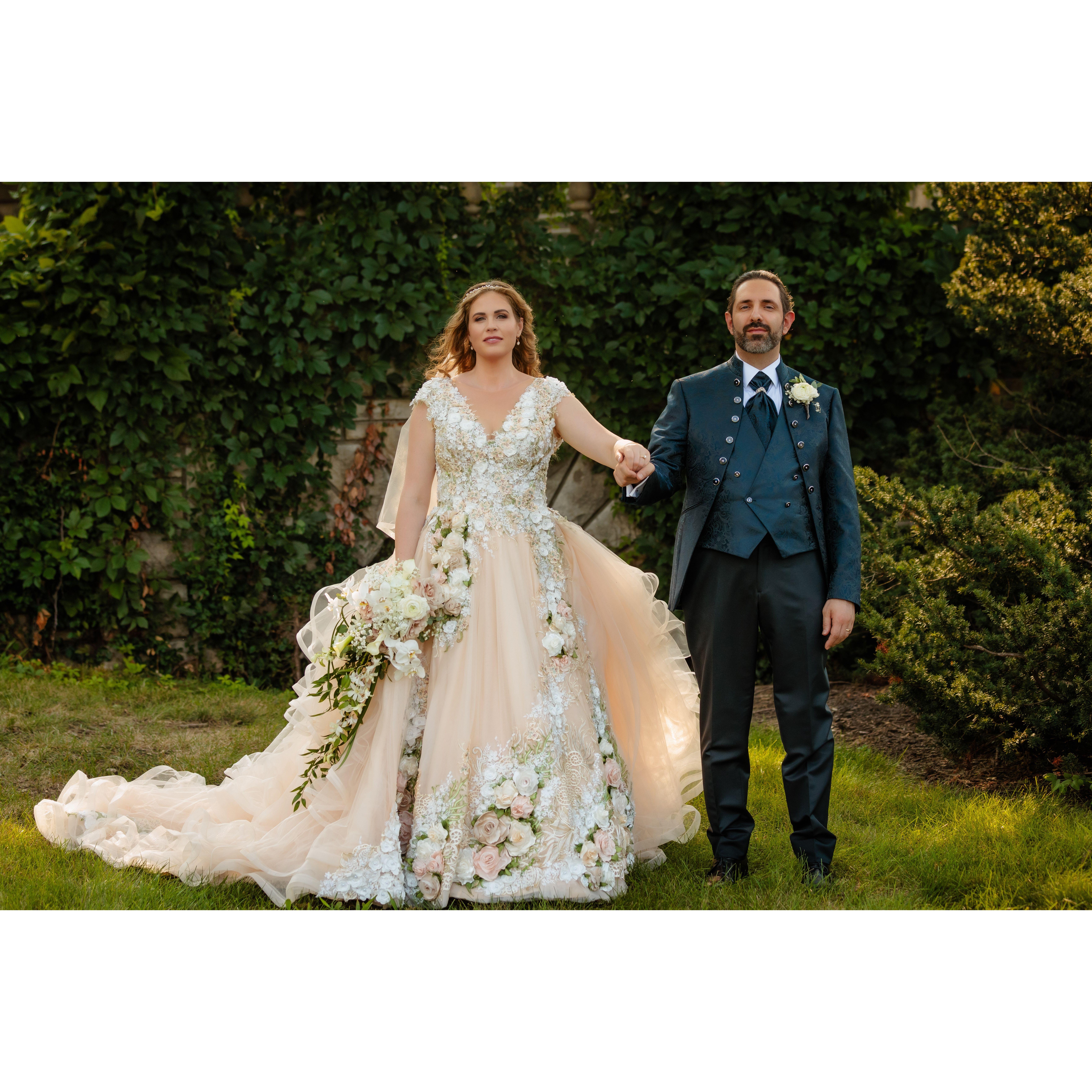 We had the best wedding outfits!