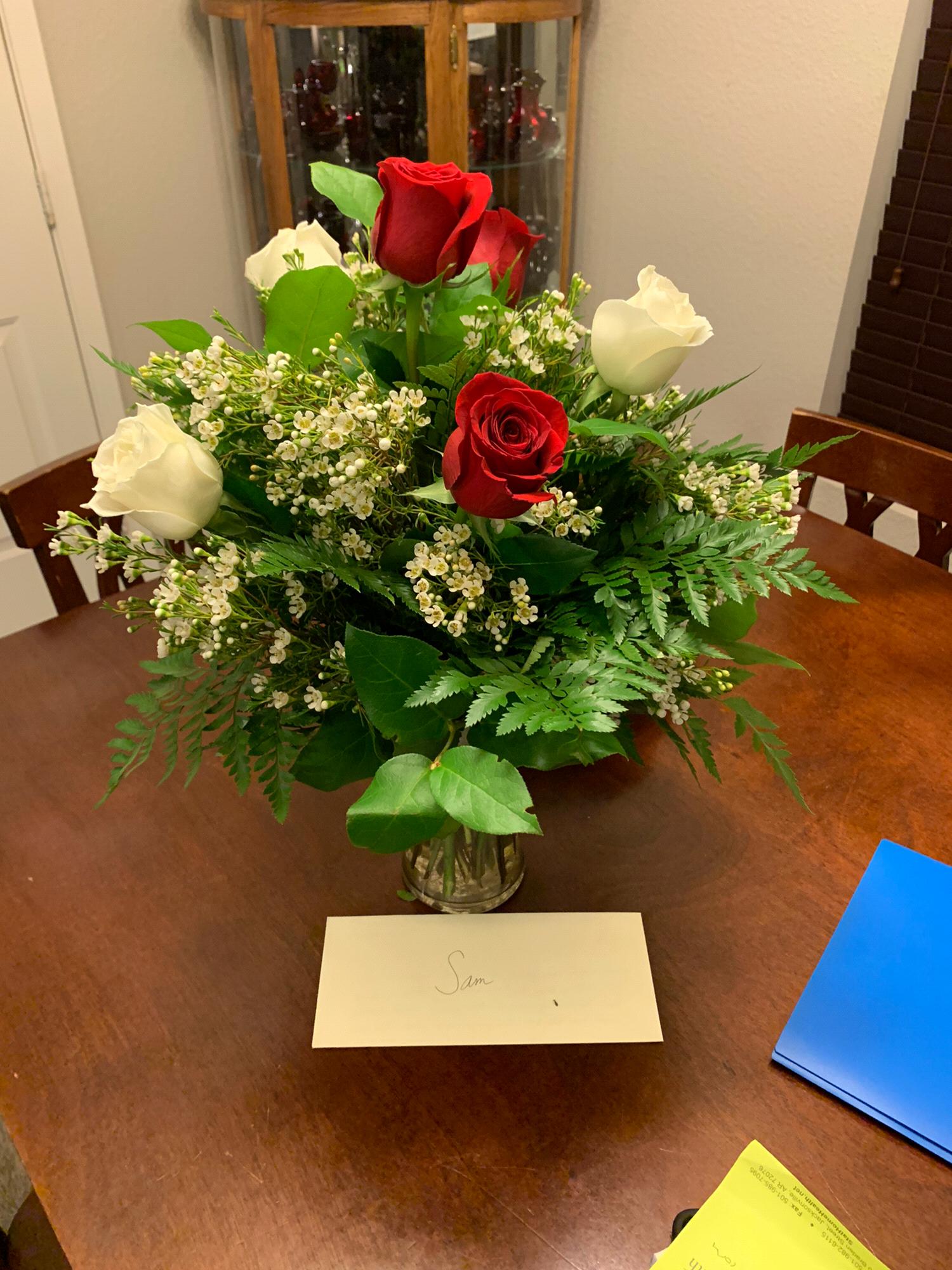 Some of the flowers that Bryan has sent over the years! They are always so beautiful.