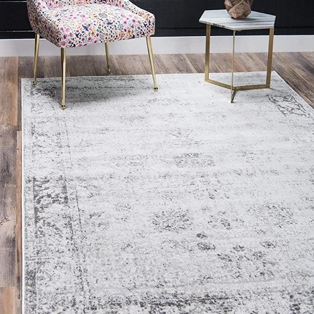 Unique Loom Sofia Traditional Area Rug, 7' 0 x 10' 0, Gray