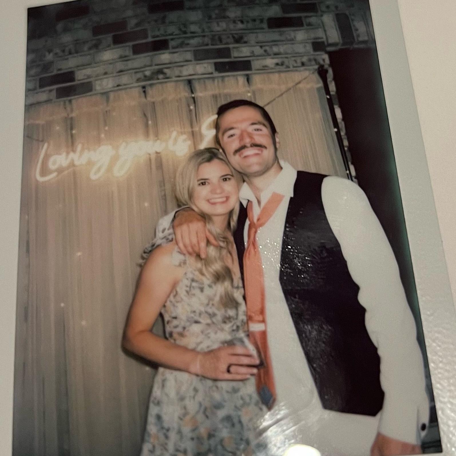 Celebrating a friend of Kevin’s wedding.