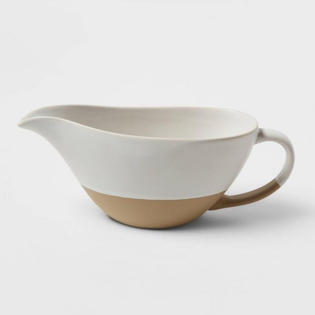 15oz Stoneware Gravy Boat - Threshold™