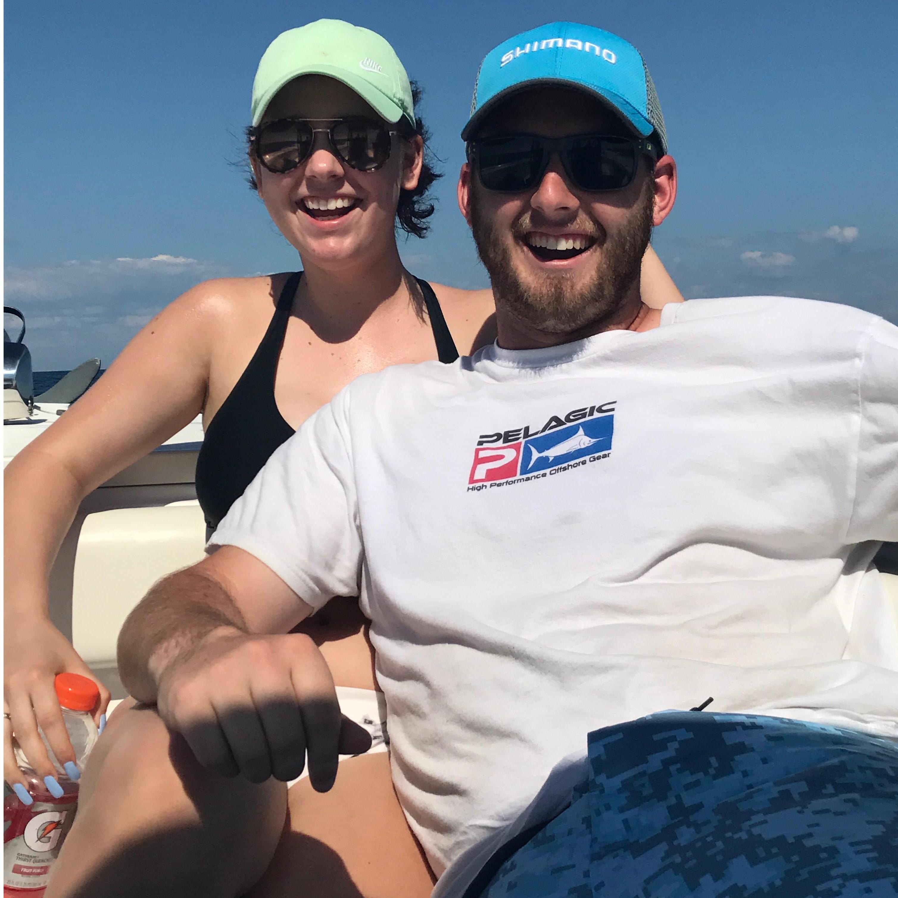 Being out on the boat is always our favorite place to be!