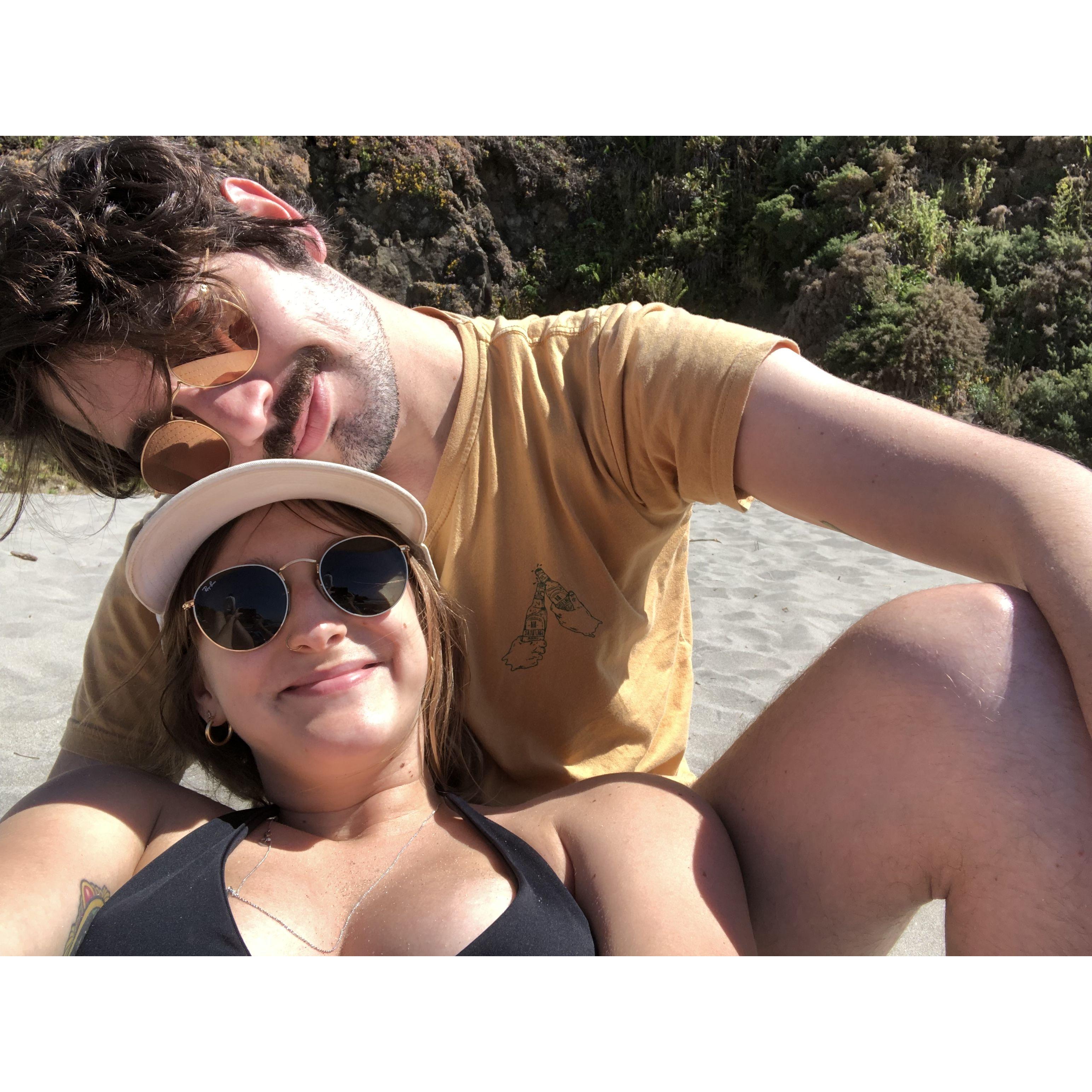 Early days in our favorite place, Mendocino