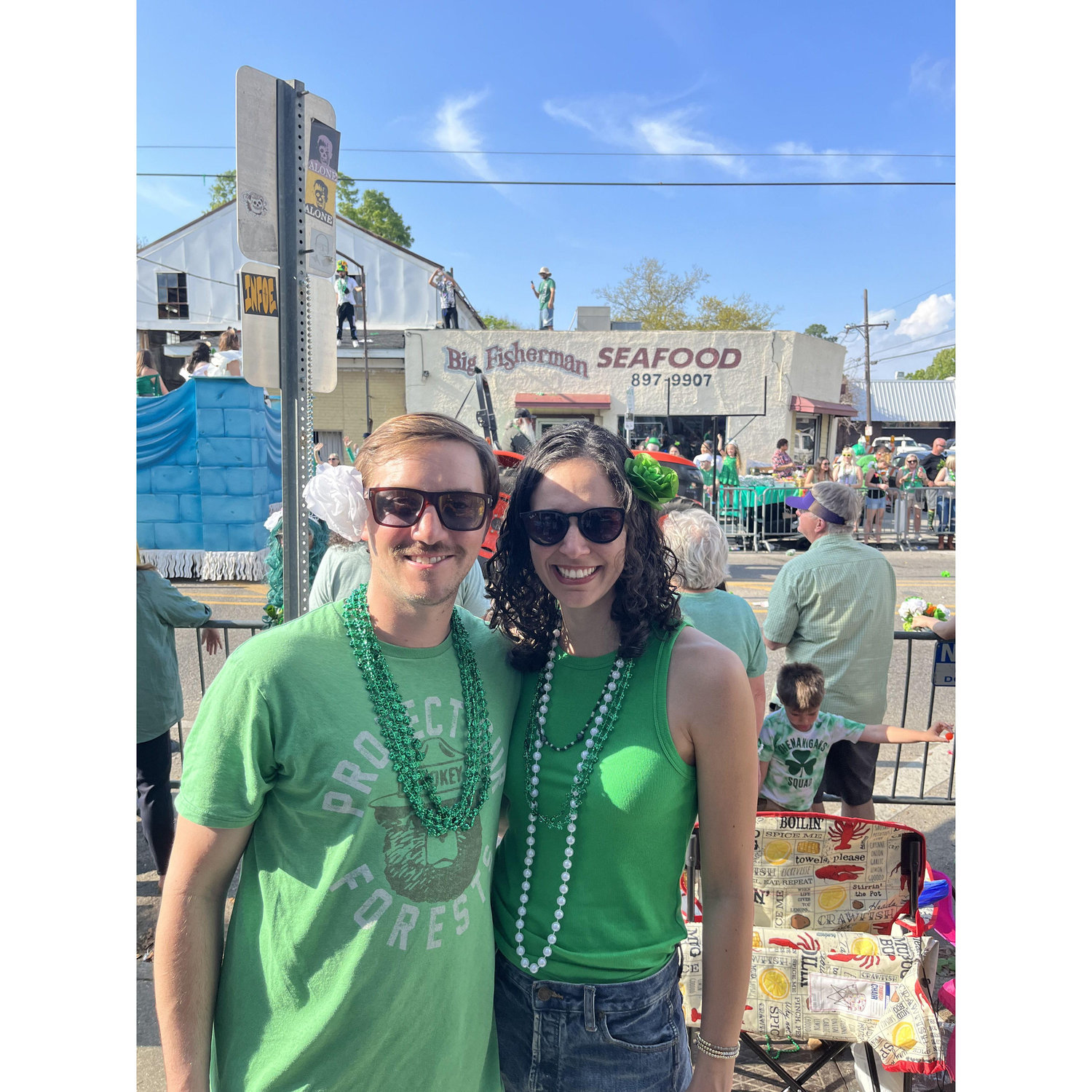 St. Patrick's day in New Orleans!