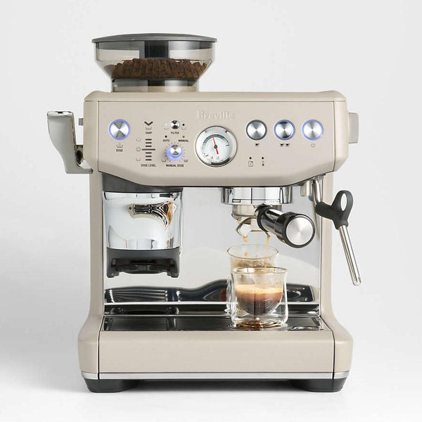 Breville ® Barista Express ® Impress Espresso Machine in Almond Nougat