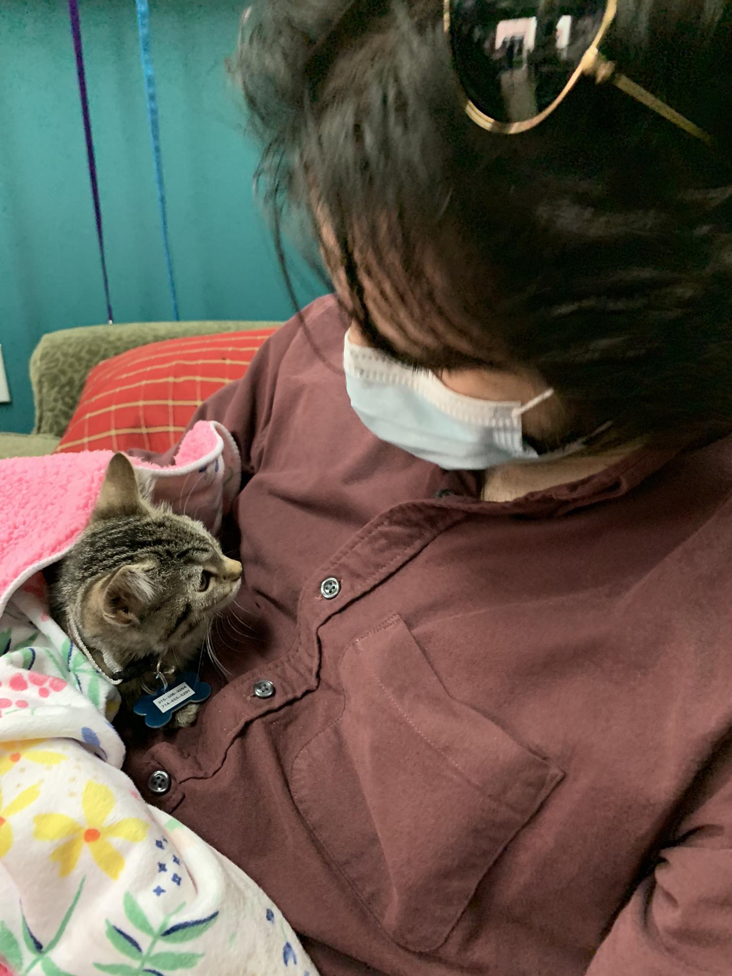 Picking up our girl, Minerva