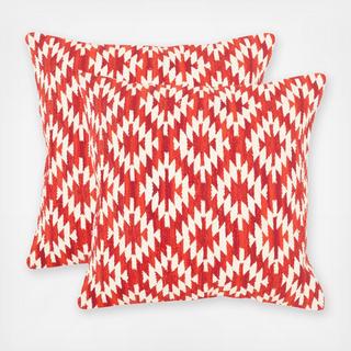 Southwestern Square Throw Pillow, Set of 2