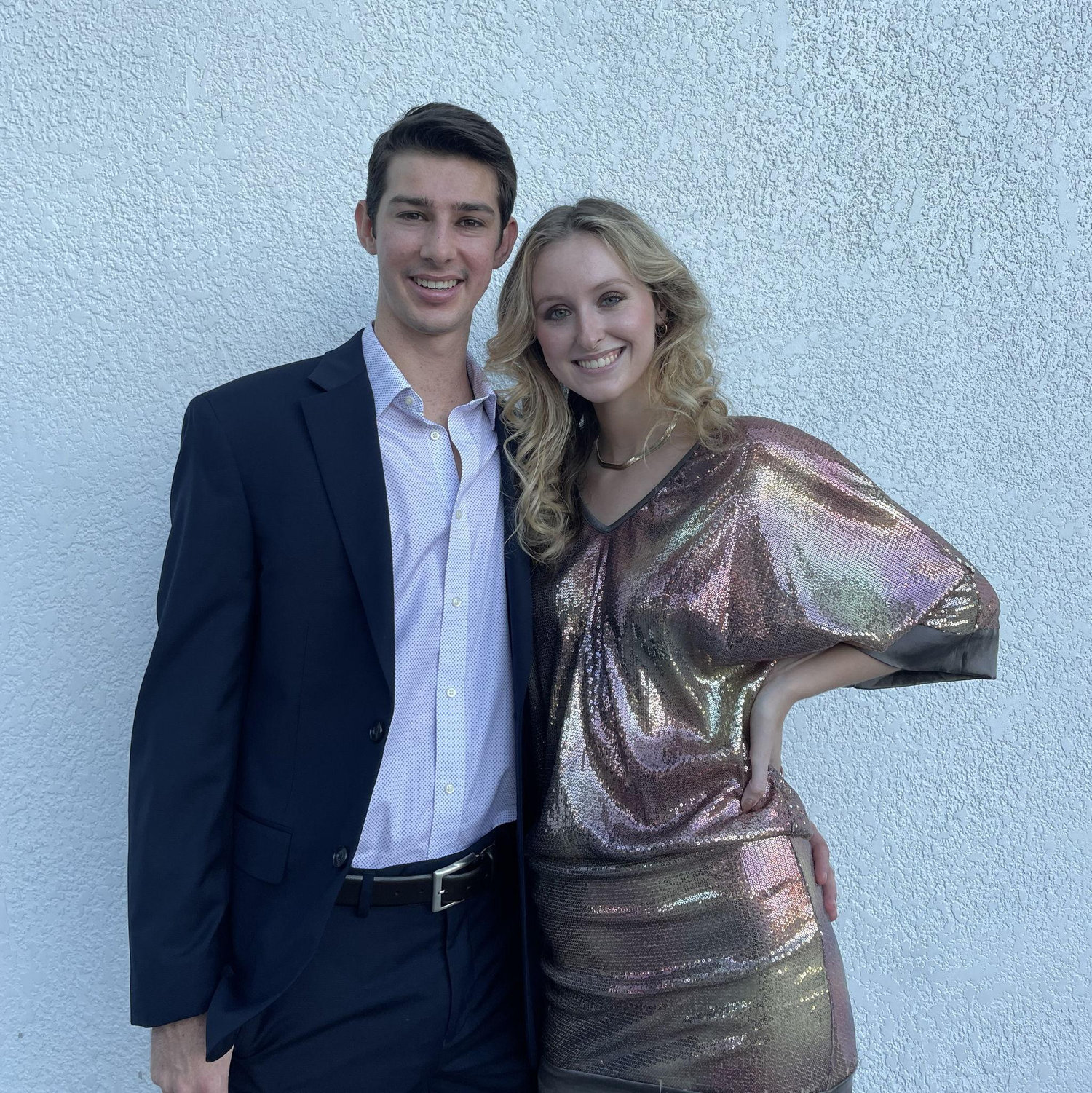 Our first ever photo together