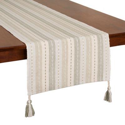 Shimmer Stripe 90-Inch Table Runner