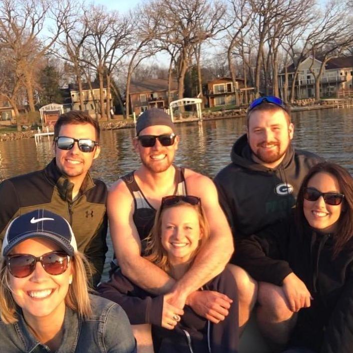 Boating with friends