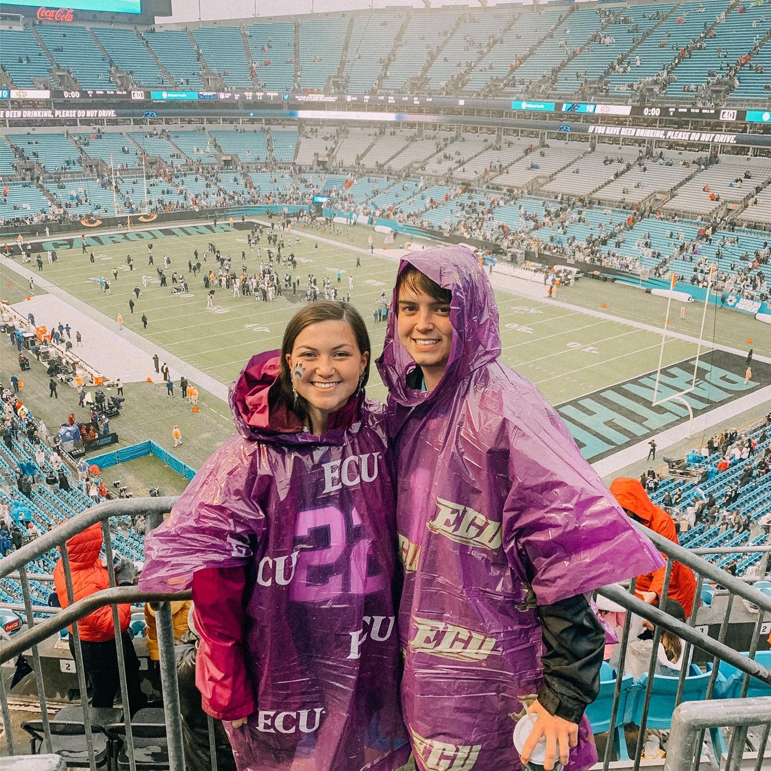Dec 2019- Our first Panther's game together.