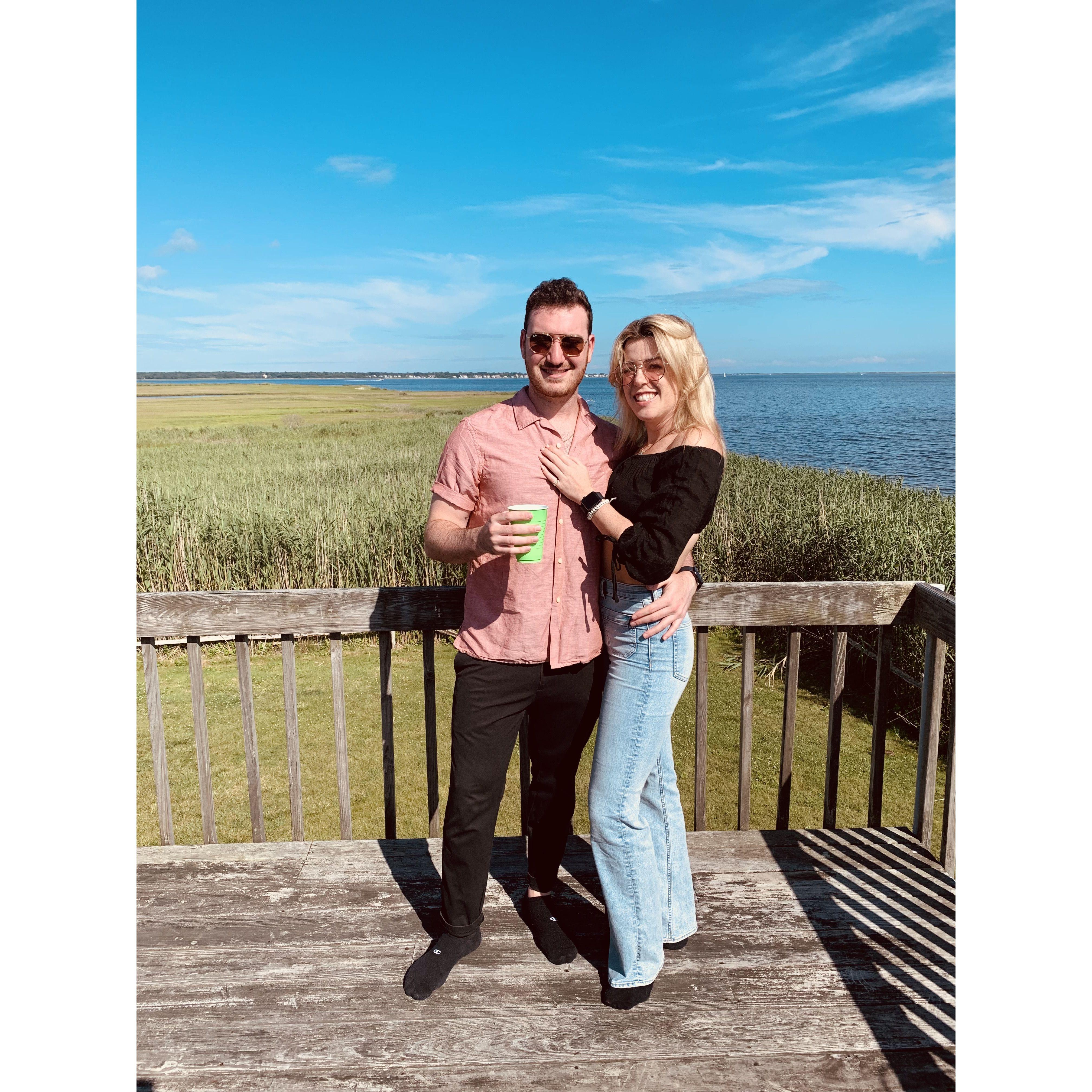 Weekend away together in the Hamptons, July 2021.
