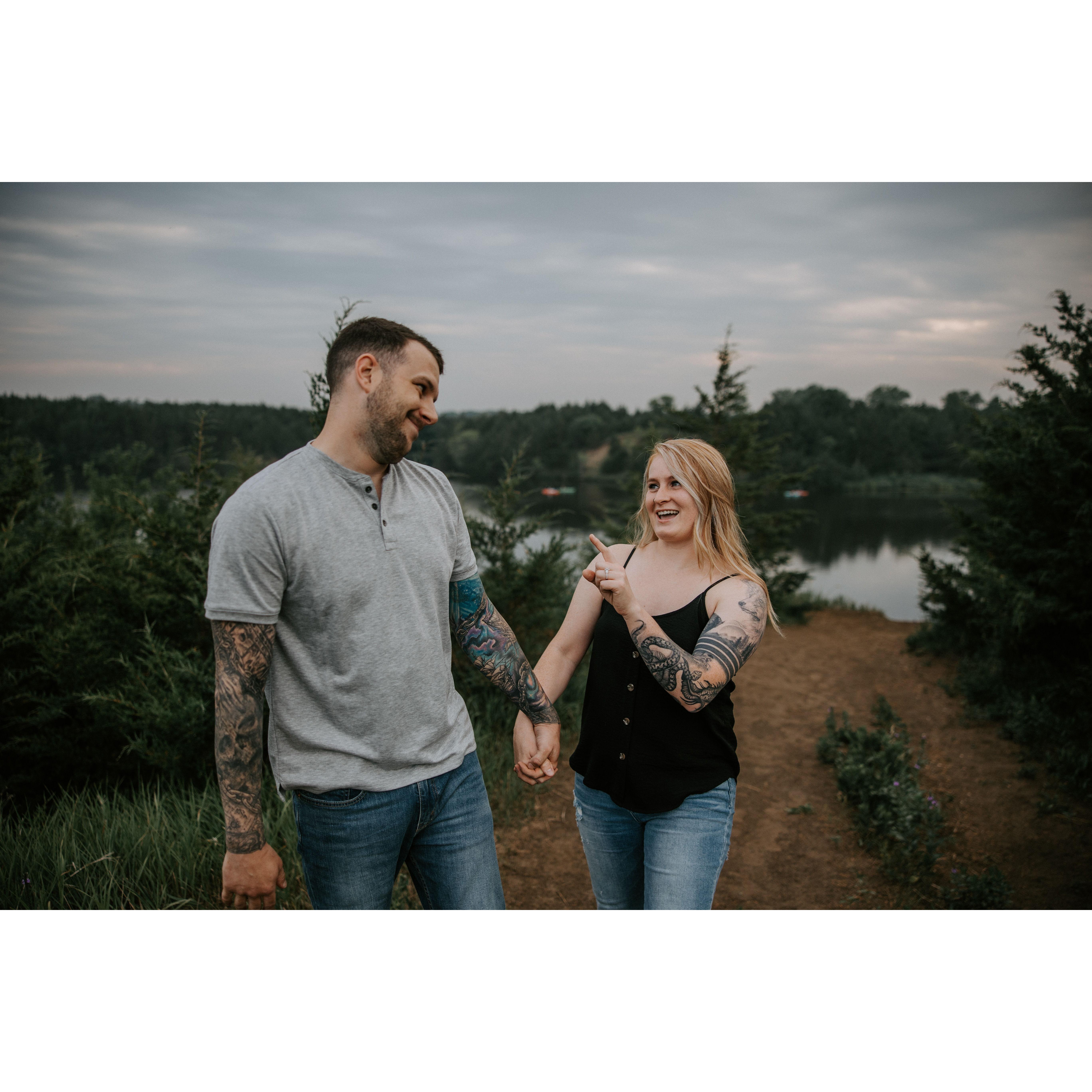 Right after he proposed