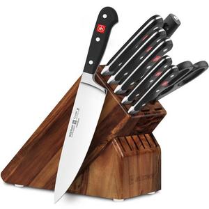 Wusthof Classic 9-piece Acacia Knife Block Set