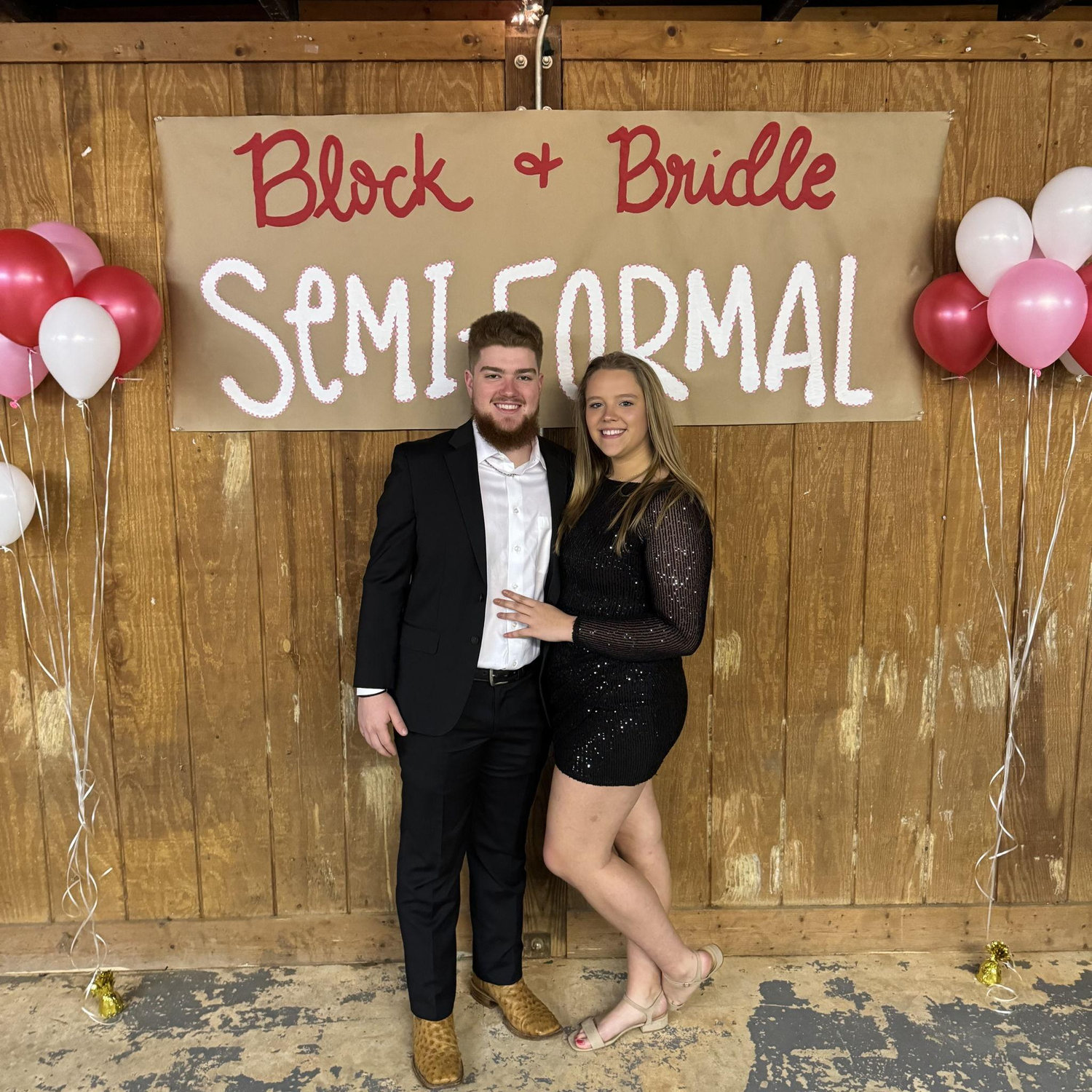 You can't have a college love story without at least one semi formal :)