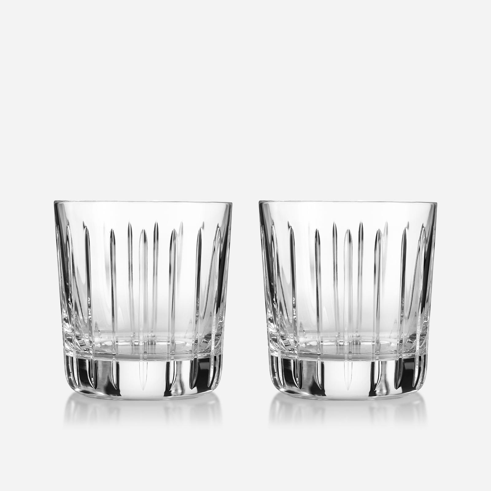 Christofle - Set of 2 Water Crystal Glasses - Iriana