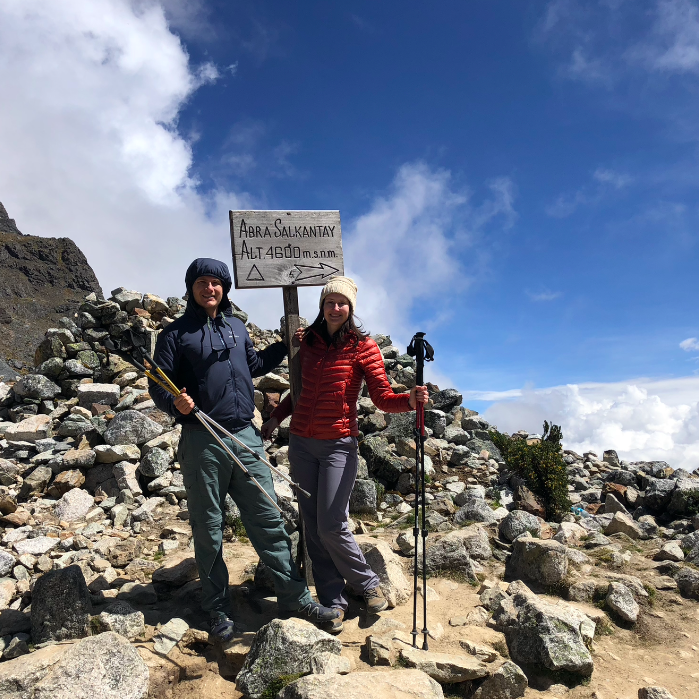 Our highest elevation during our trek to Machu Picchu