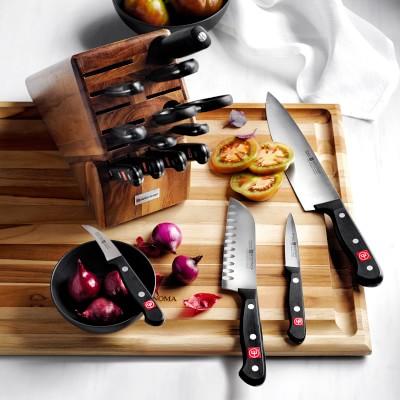 Wüsthof Gourmet 16-Piece Knife Set, Acacia