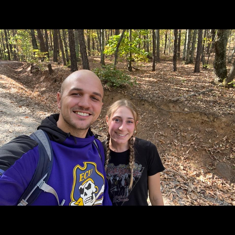 One of many hiking trips
