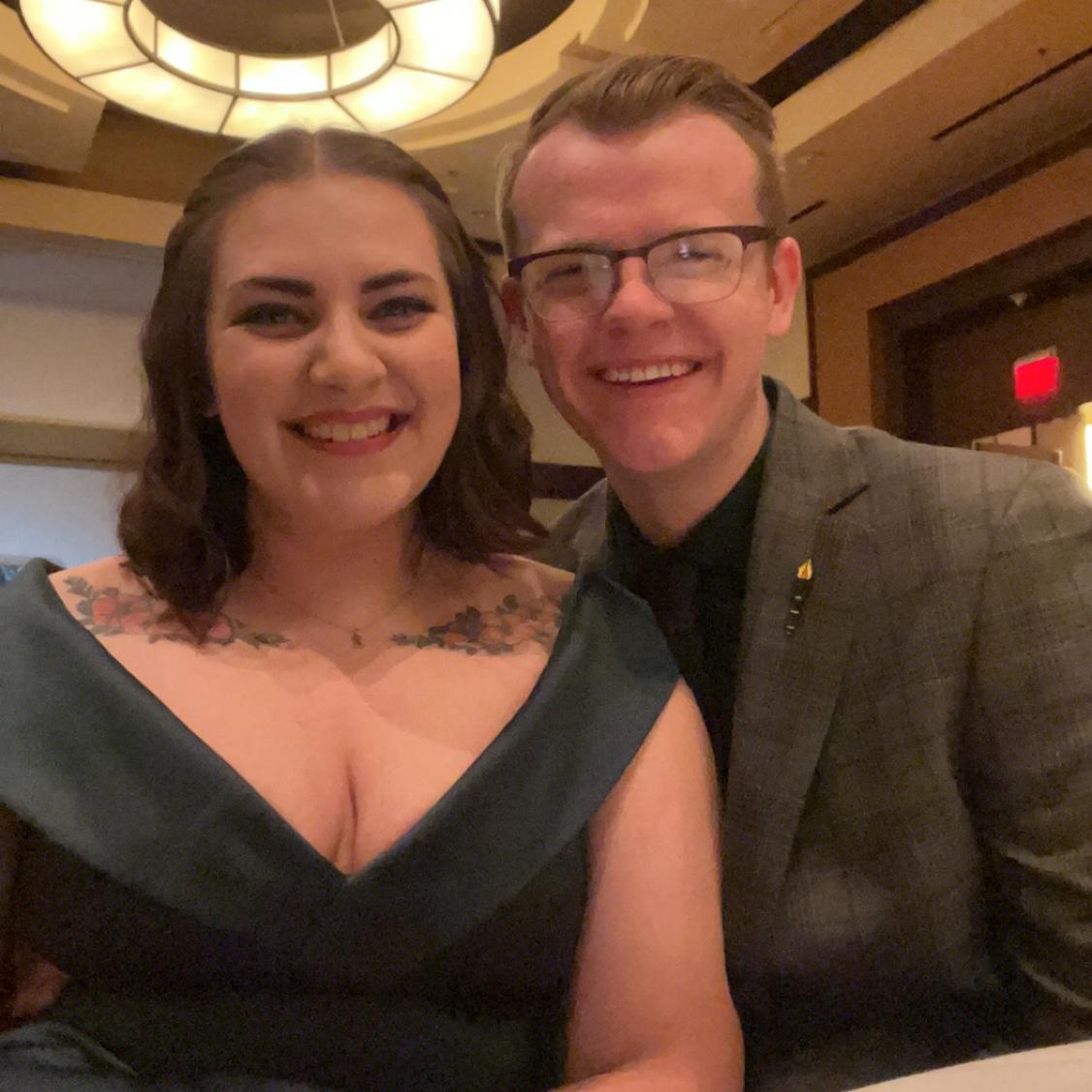 Holiday photo from a work party!