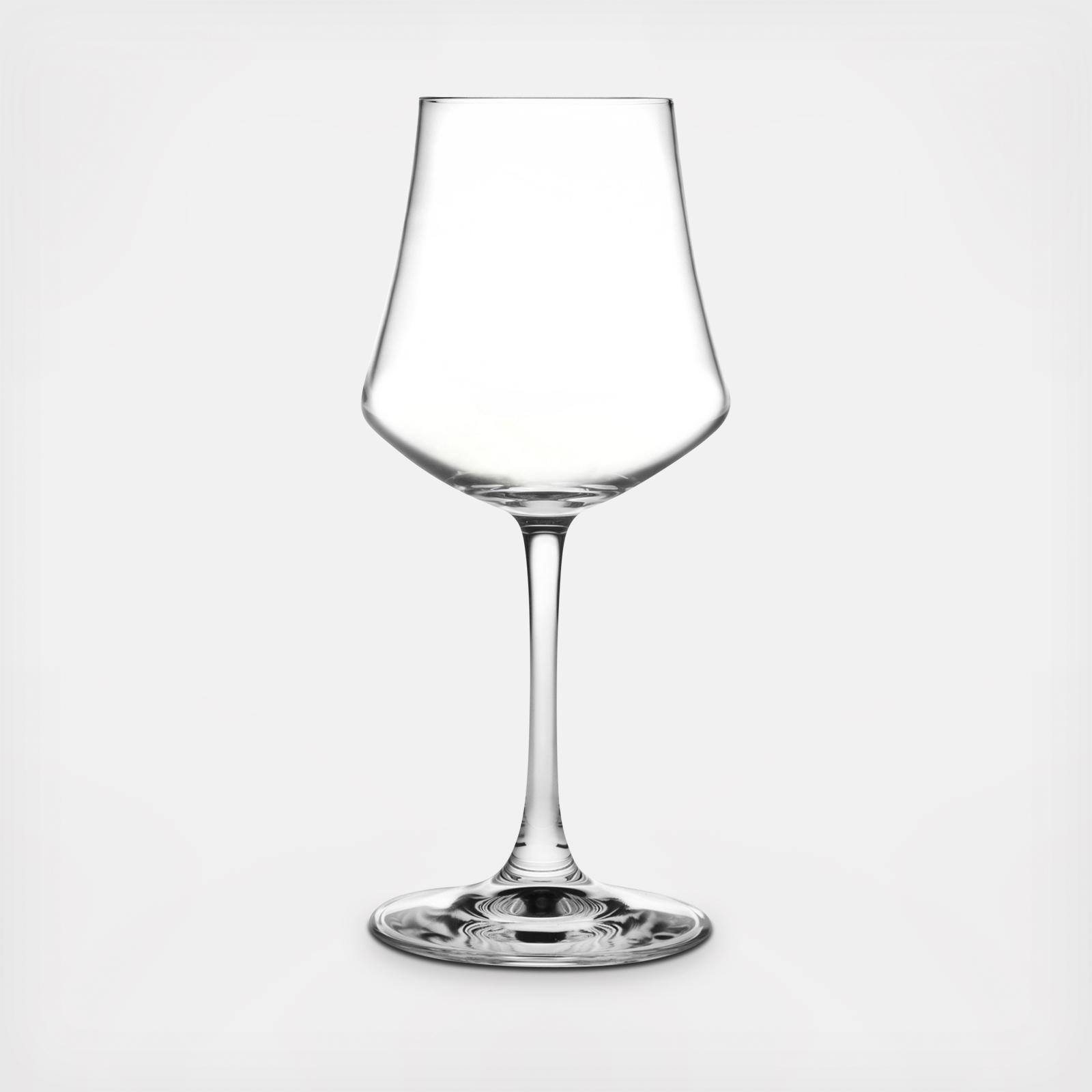 Lorren Home Trends Siena Collection Crystal Red Wine