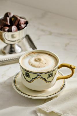 Louella Stoneware Mug & Saucer