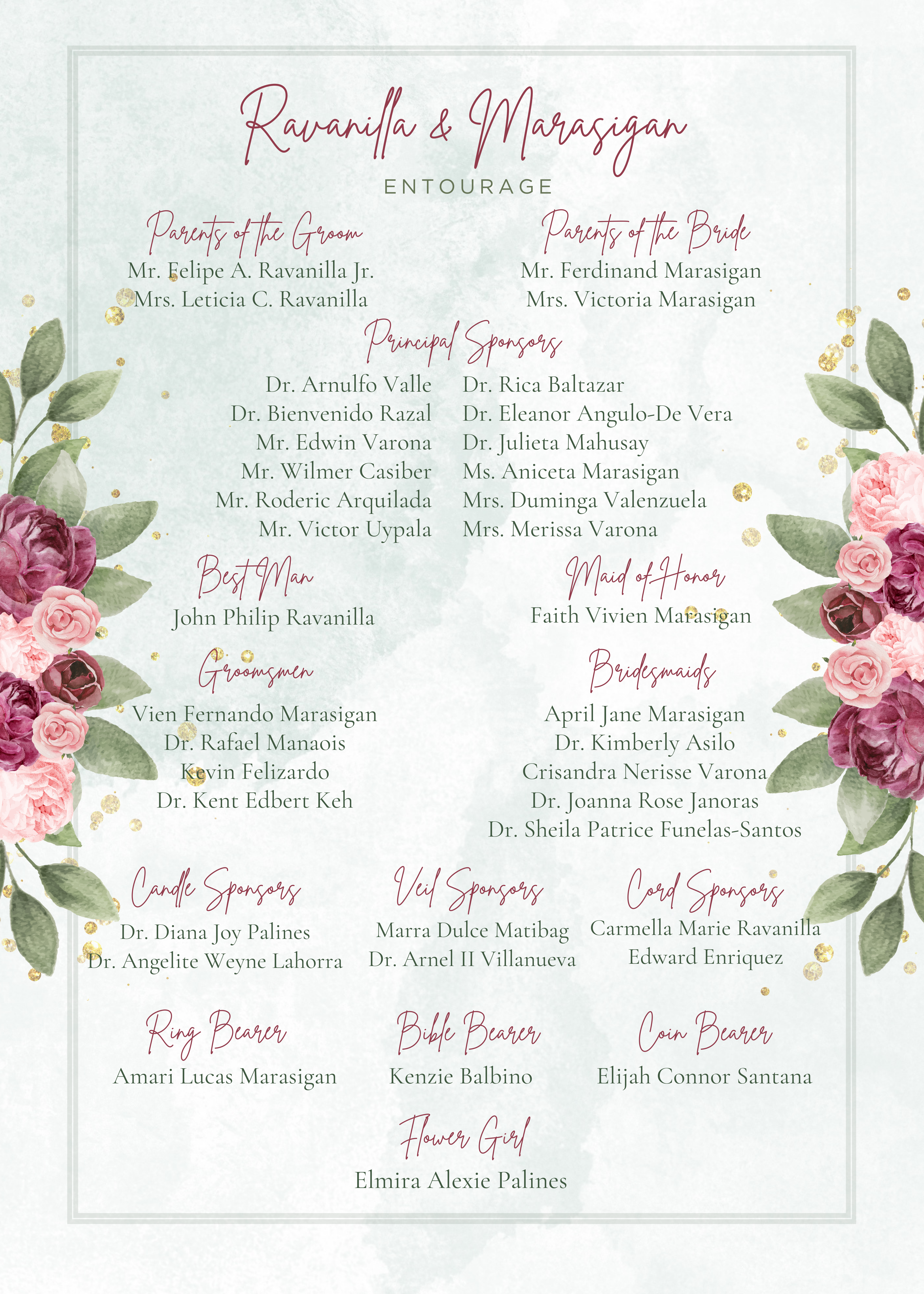 The Wedding Website of Meyn Marasigan and Michael Ravanilla