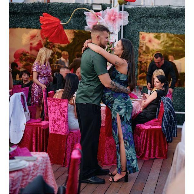 Our first dance together as man and wife at our friends party
