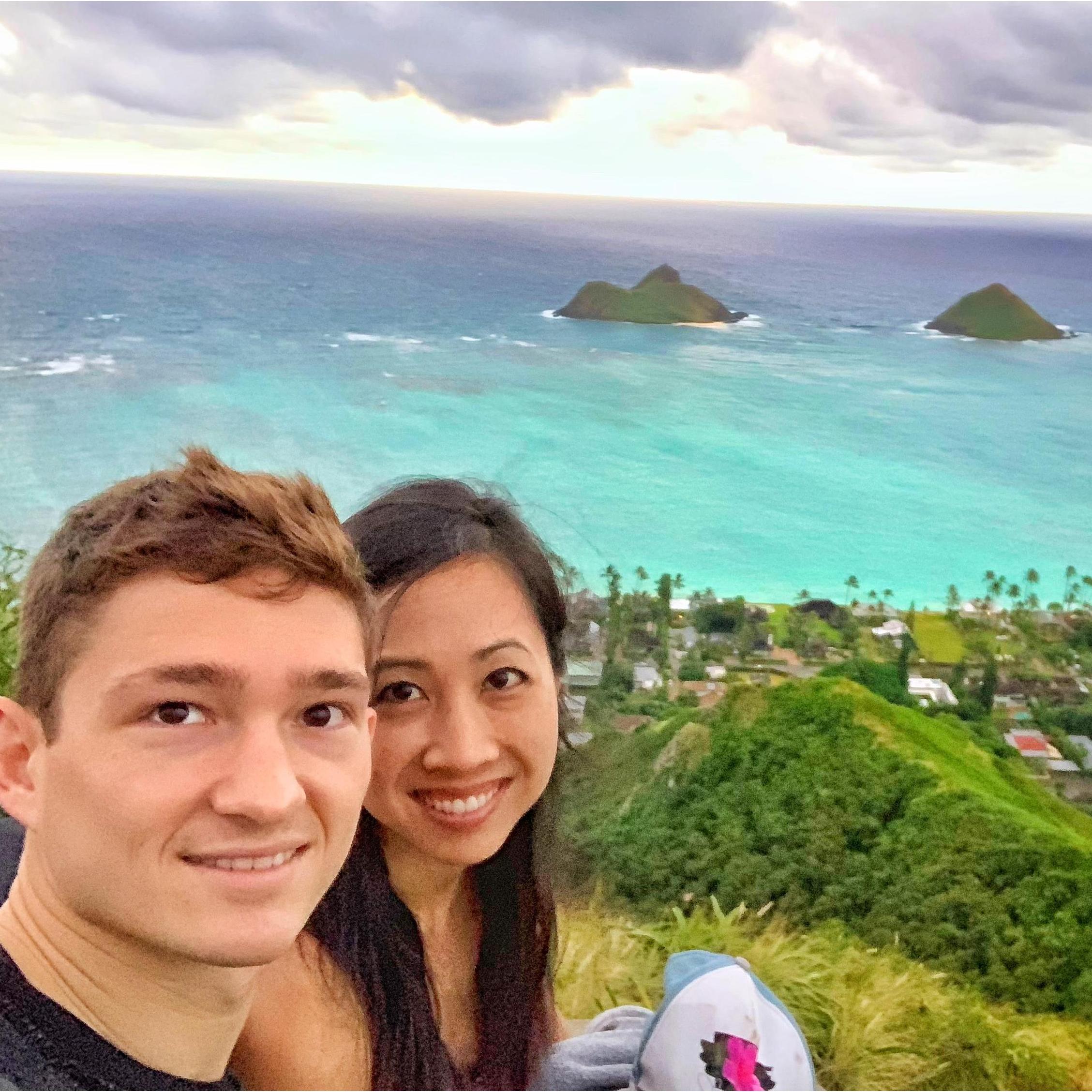 waking up early for that Hawai'i sunrise