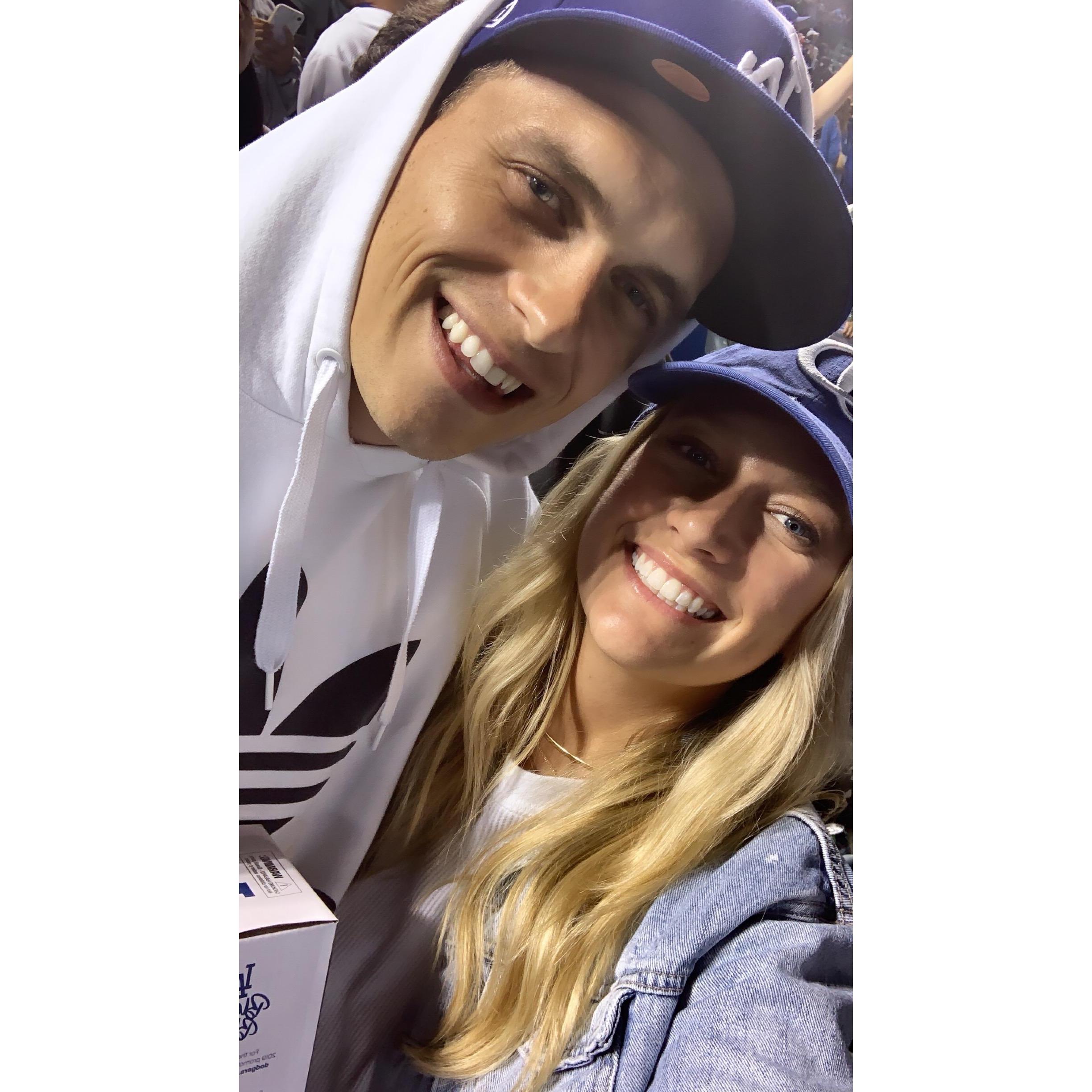 Our first official date at game 2 of the 2018 World Series. Patrick pulled out all the stops!