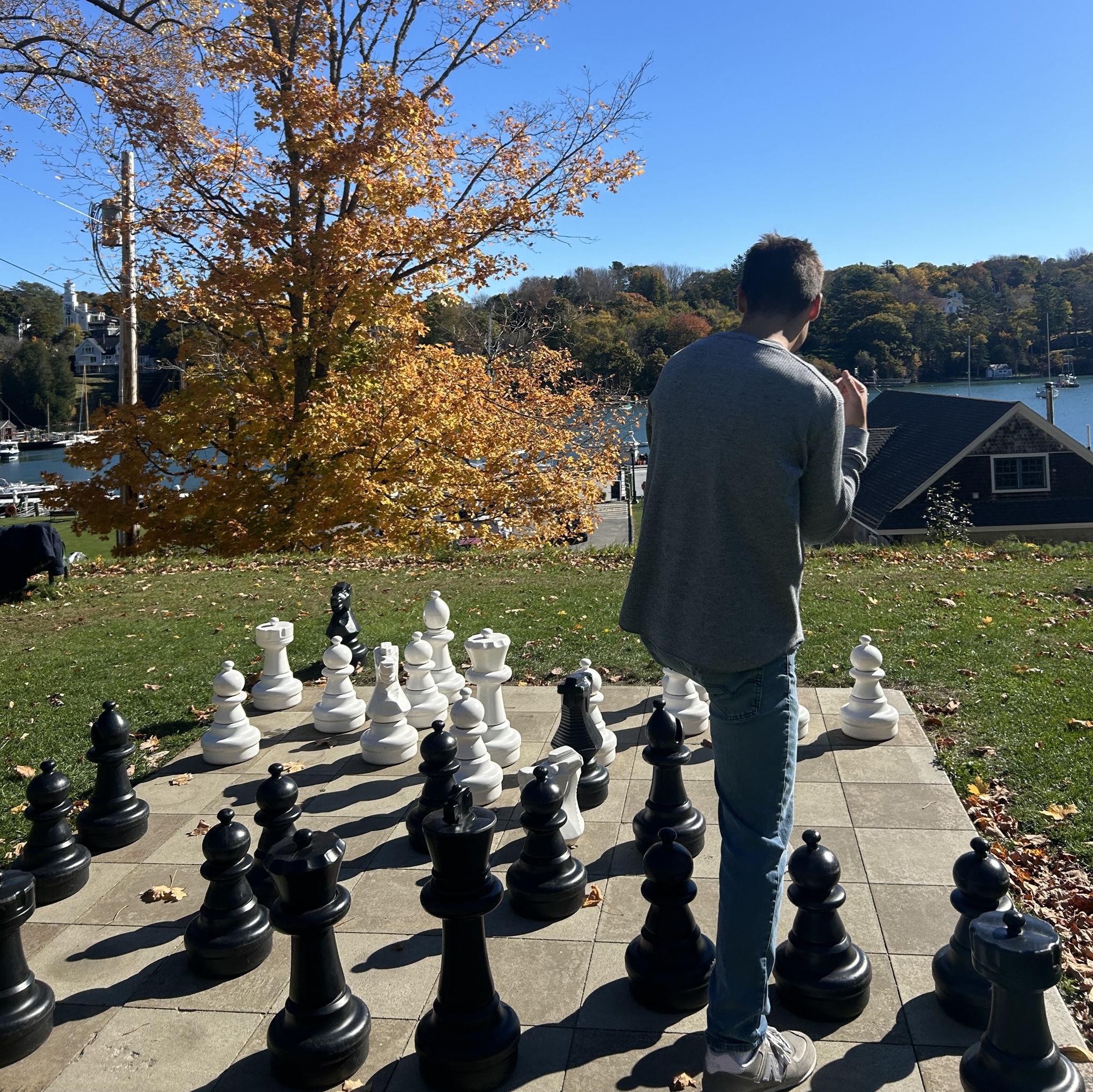 our never-ending Chess showdown in Rockport, Maine