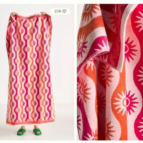 Gela Cotton Jacquard Beach Towel