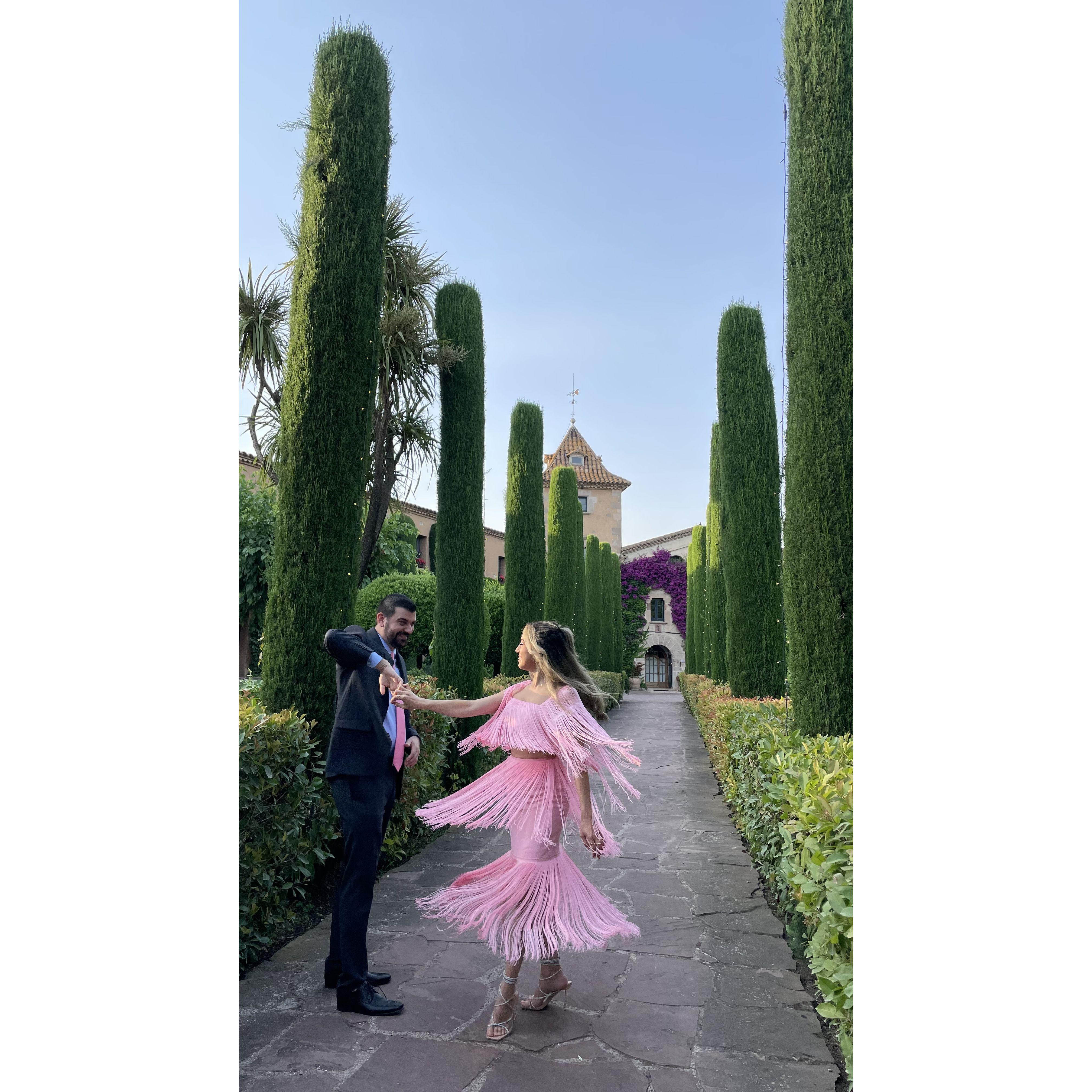 At Fen & bet's wedding in Barcelona - June 2022