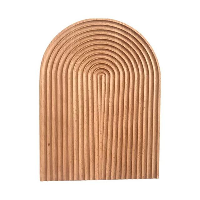 RTPUYTR Water Ripple Bread Dessert Tray Cutting Chopping Board Creative Geometric Design