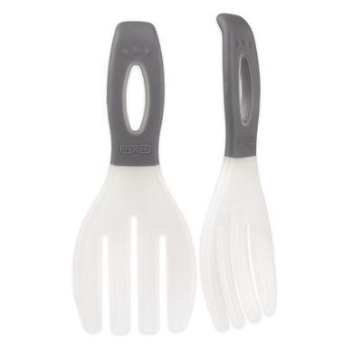 Dexas® Salad Hands in Natural/Grey (Set of 2)