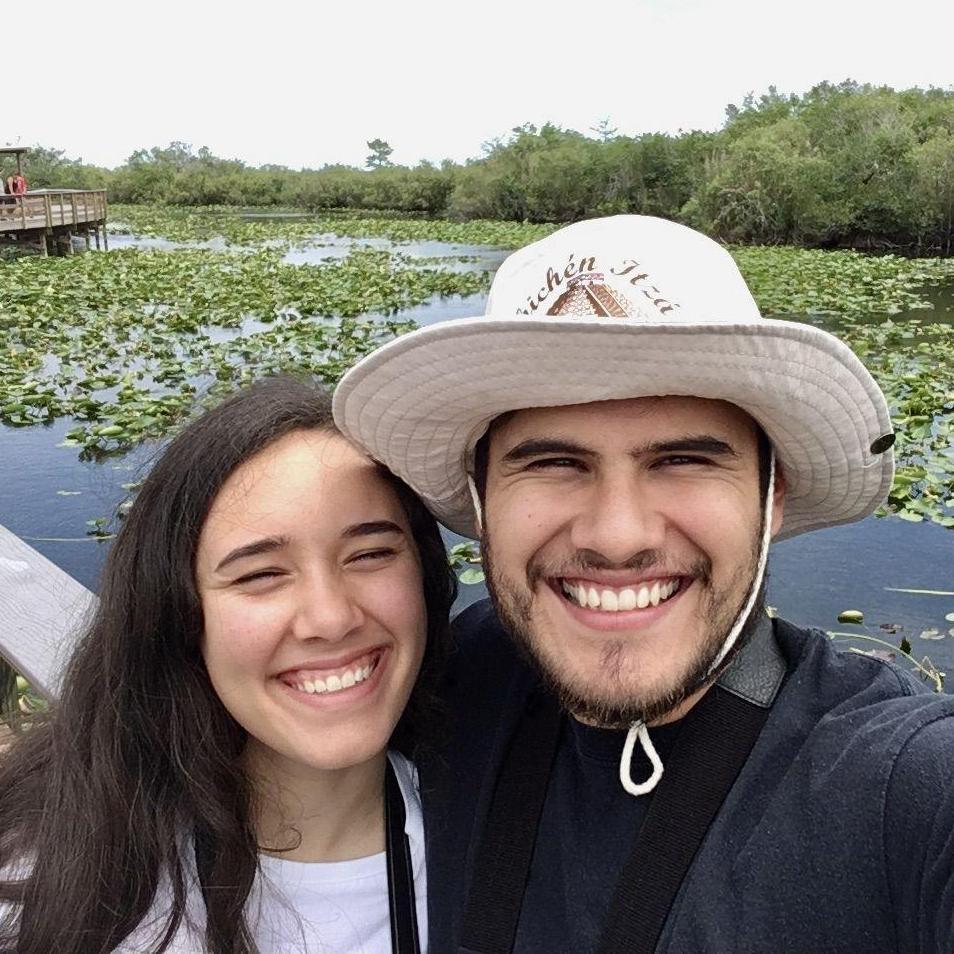 In the Everglades Anhinga Trail.