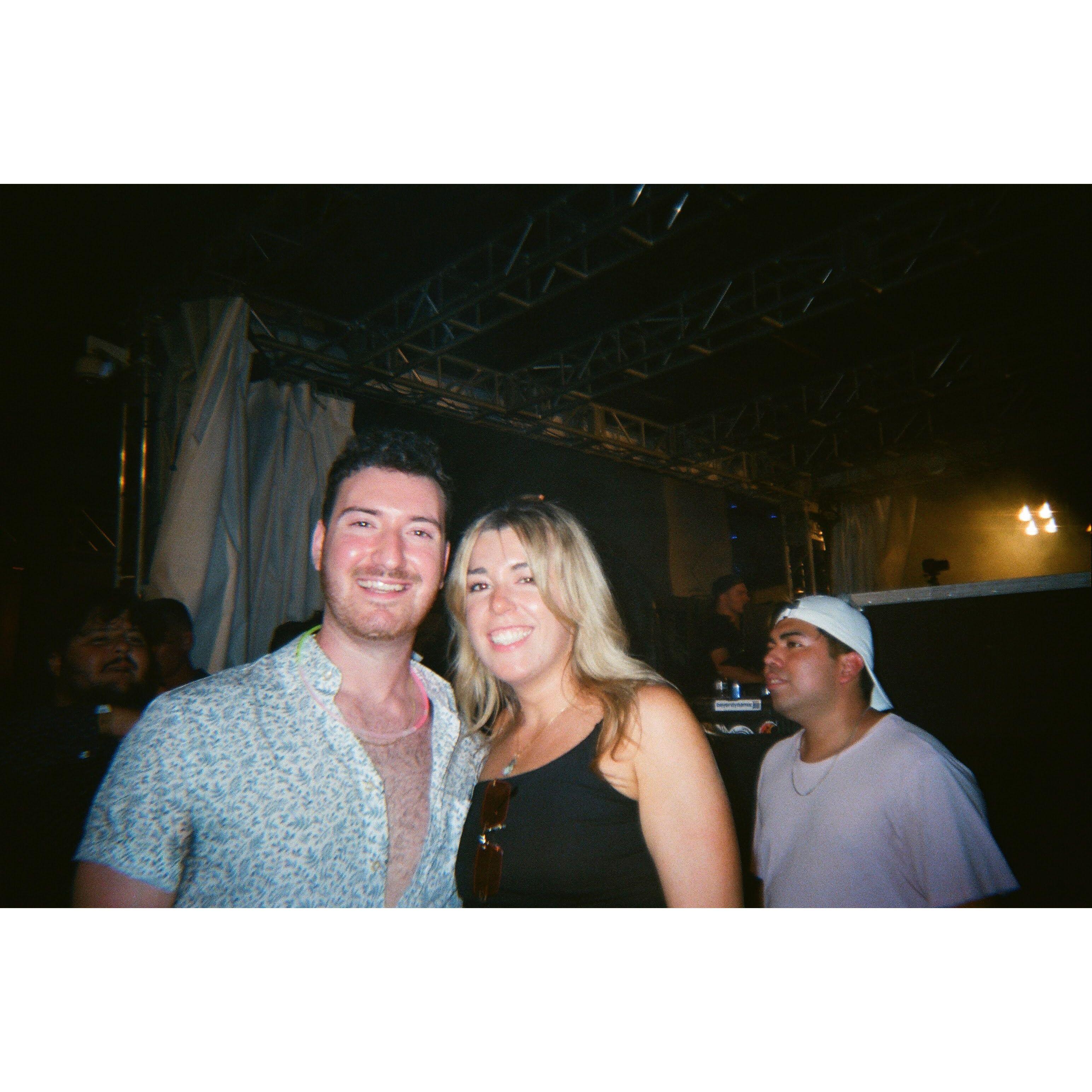 Our first rave together, Chris Lake at Brooklyn Mirage. July 2021.