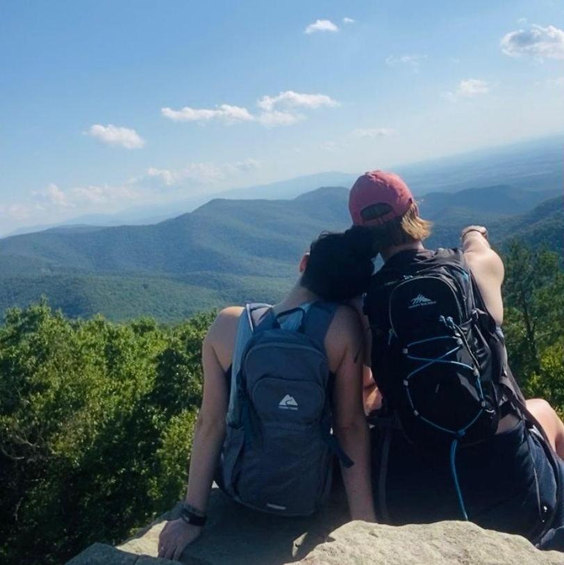 Hiking through Shenandoah (our second national park together)