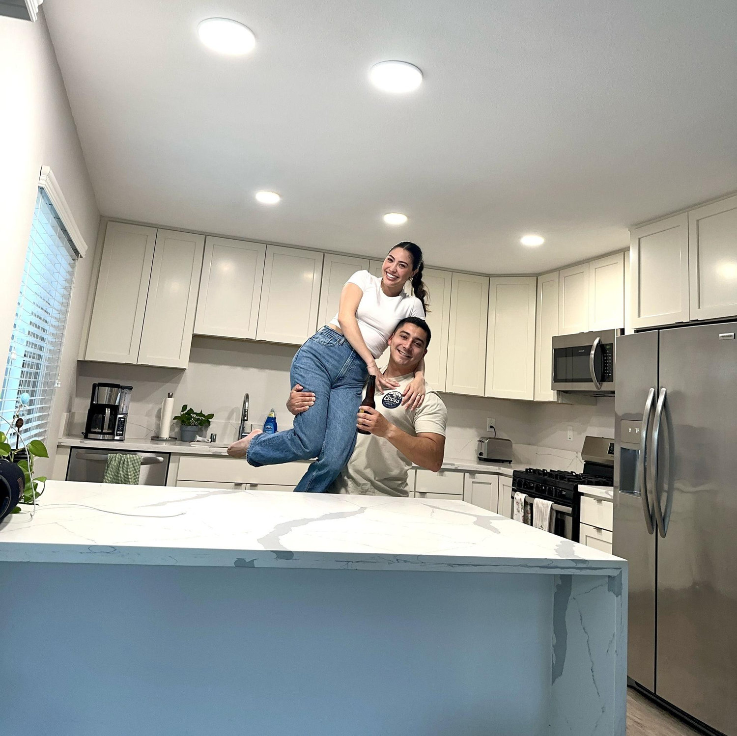 Our first home together!