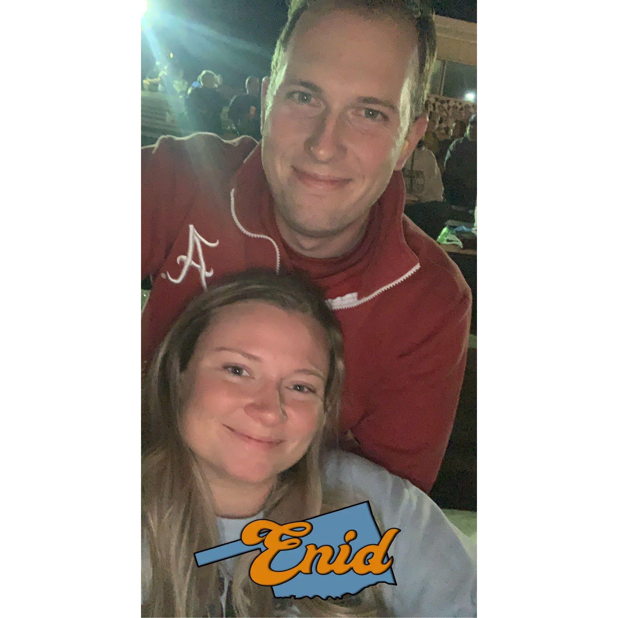 Dirt track race in Enid