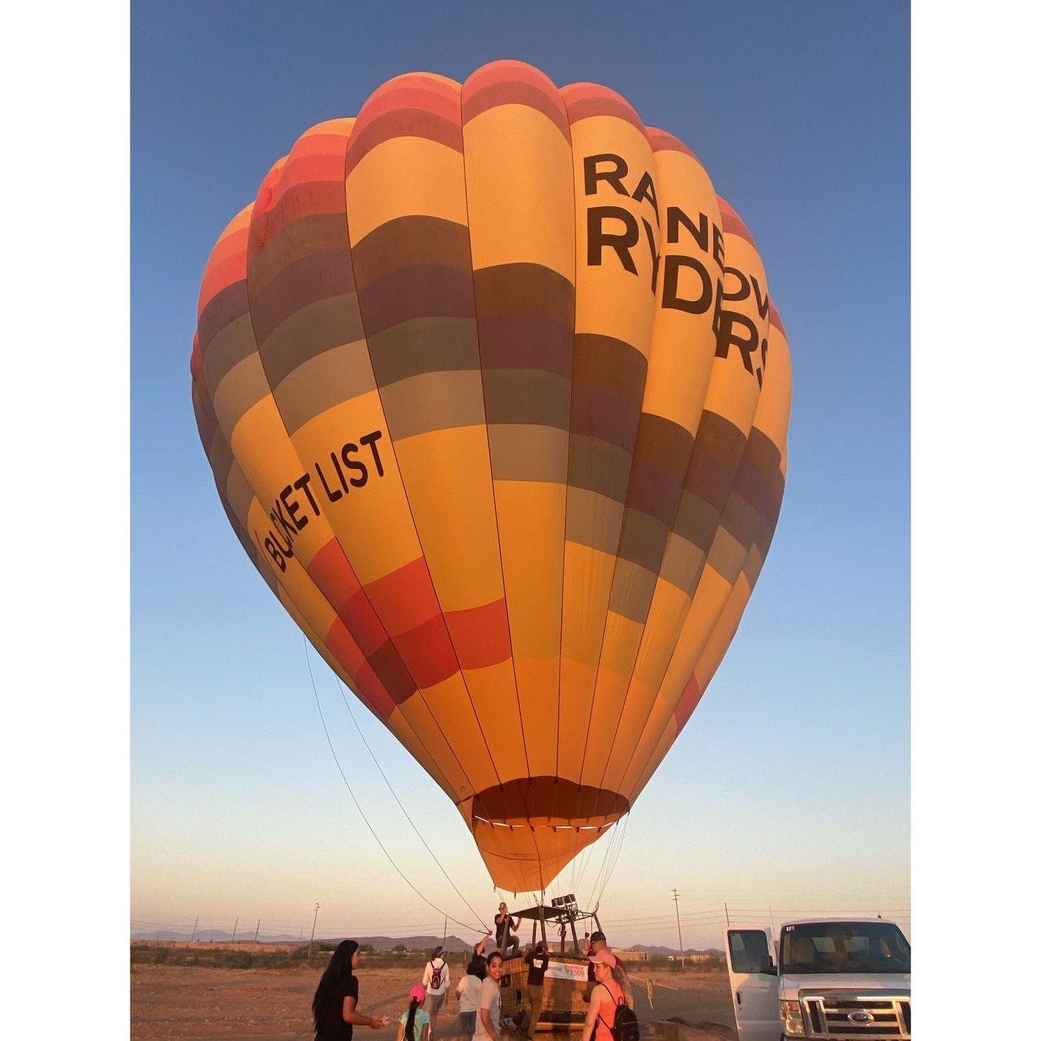 We went on a hot air balloon ride in Arizona! 2023