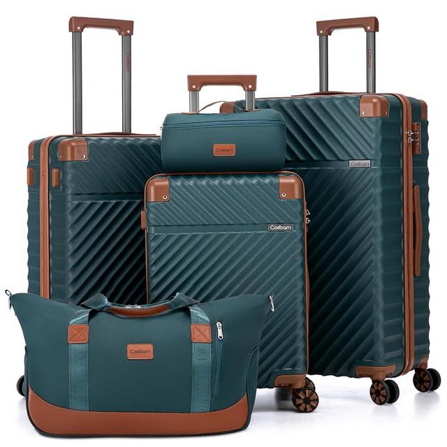 Luggage Sets 5 Piece Suitcases with Wheels, Suitcase Set ABS Hard Case Luggage with TSA Lock Spinner Wheels Durable Travel Luggage